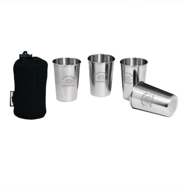 Gelas 4 Set  Dhaulagiri Stainless Steel